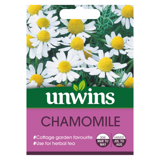 Unwins Chamomile Seeds Front