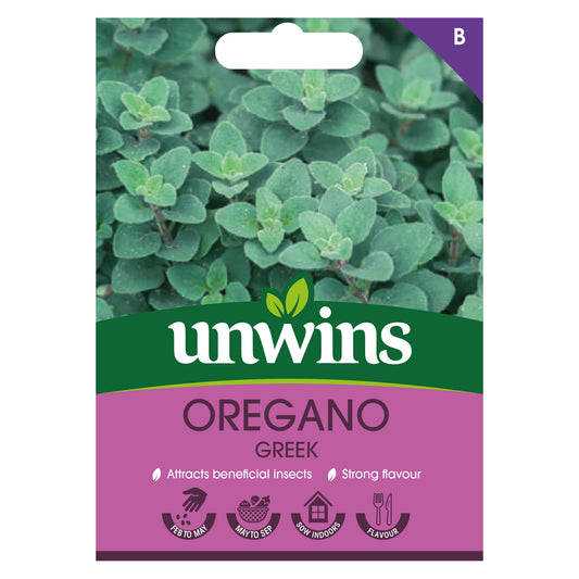 Unwins Oregano Greek Seeds front