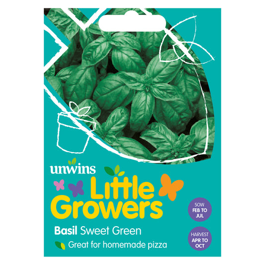 Little Growers Basil Sweet Seeds front of pack