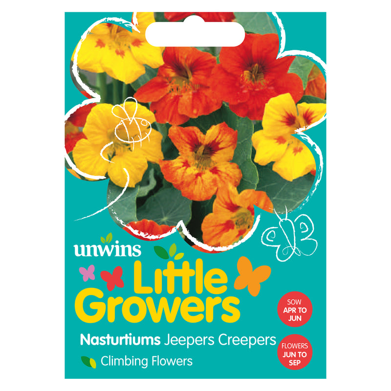 Little Growers Nasturtium Jeepers Creepers Seeds