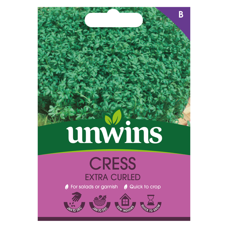 Unwins Cress Extra Curled Seeds