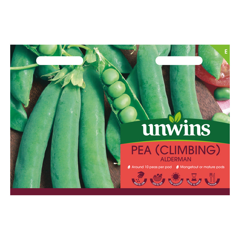 Unwins Climbing Pea Alderman Seeds