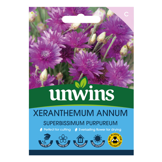 Unwins Xeranthemum annum Seeds