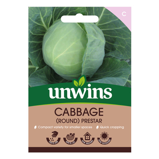 Unwins Cabbage Prestar Seeds