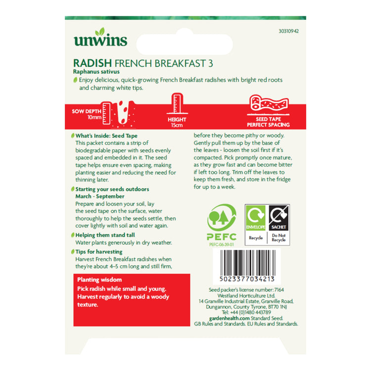 Unwins Easy Wins Radish