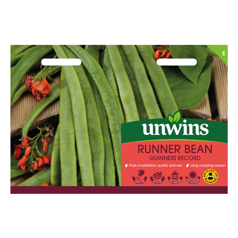 Unwins Runner Bean Guinness Record Seeds