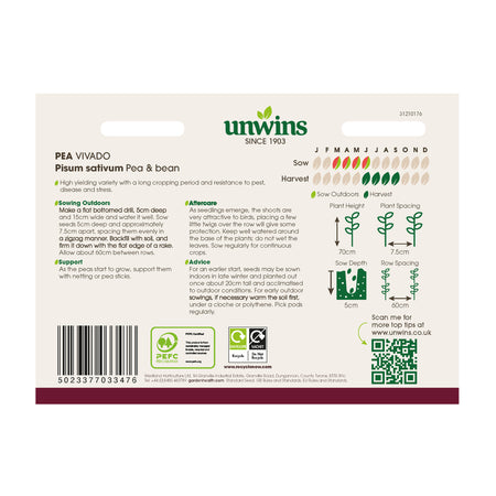 Unwins Pea Vivado Seeds