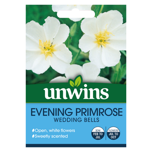 Unwins Evening Primrose Wedding Bells Seeds - front