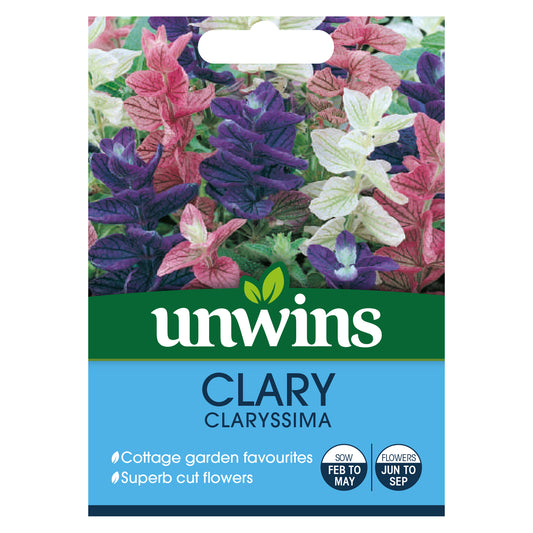 Unwins Clary Claryssima Seeds - front