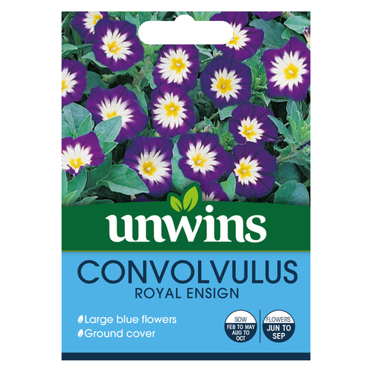 Unwins Convolvulus Royal Ensign Seeds - front