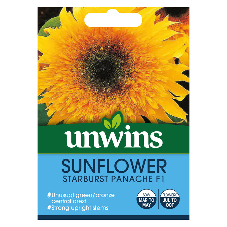 Unwins Sunflower Starburst Panache F1 Seeds