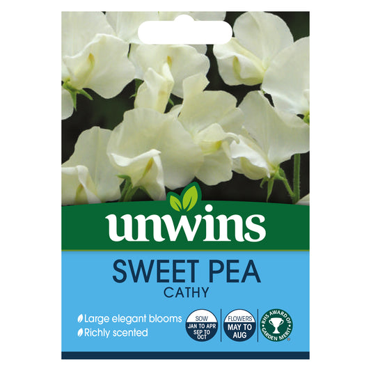 Unwins Sweet Pea Cathy Seeds - front