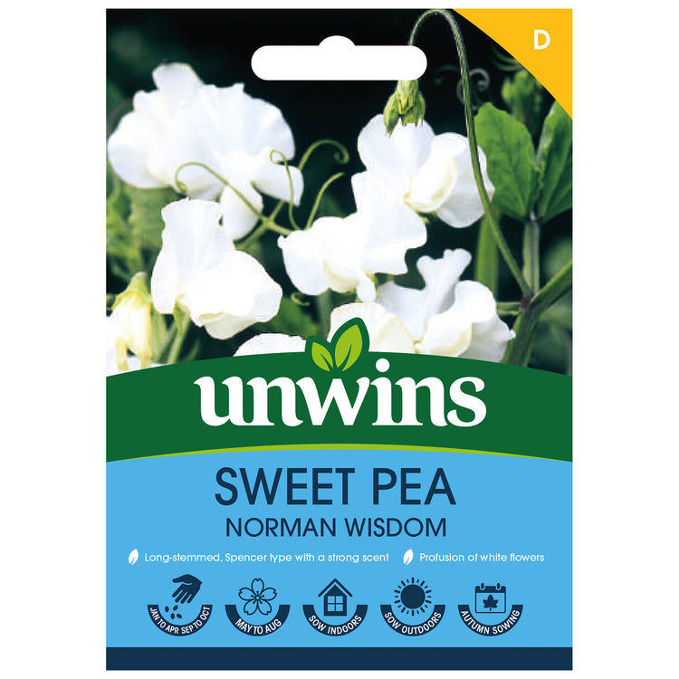 Unwins Sweet Pea Norman Wisdom Seeds