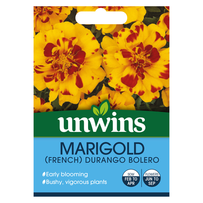 Unwins Marigold French Durango Bolero Seeds
