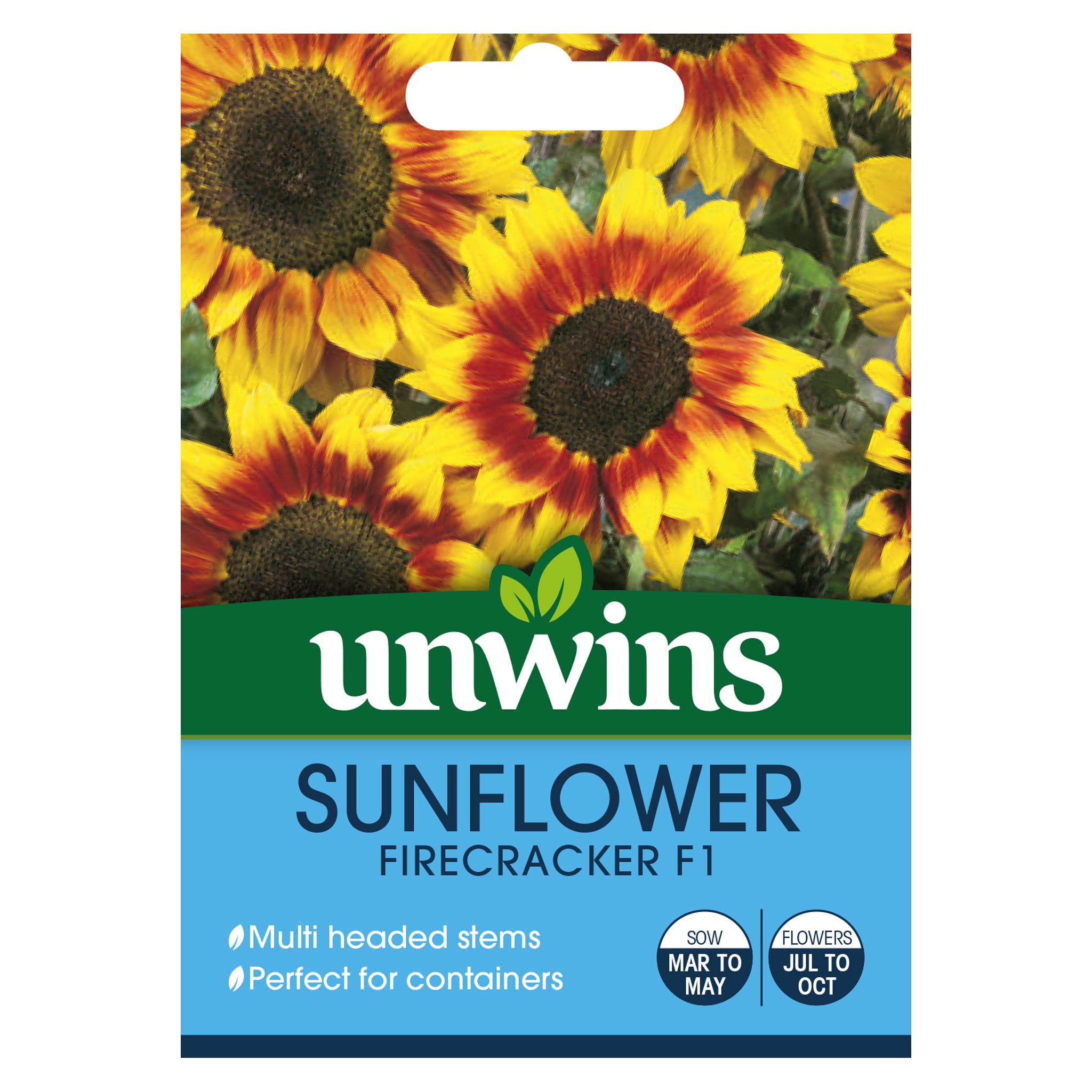 Unwins Sunflower Firecracker F1 Seeds