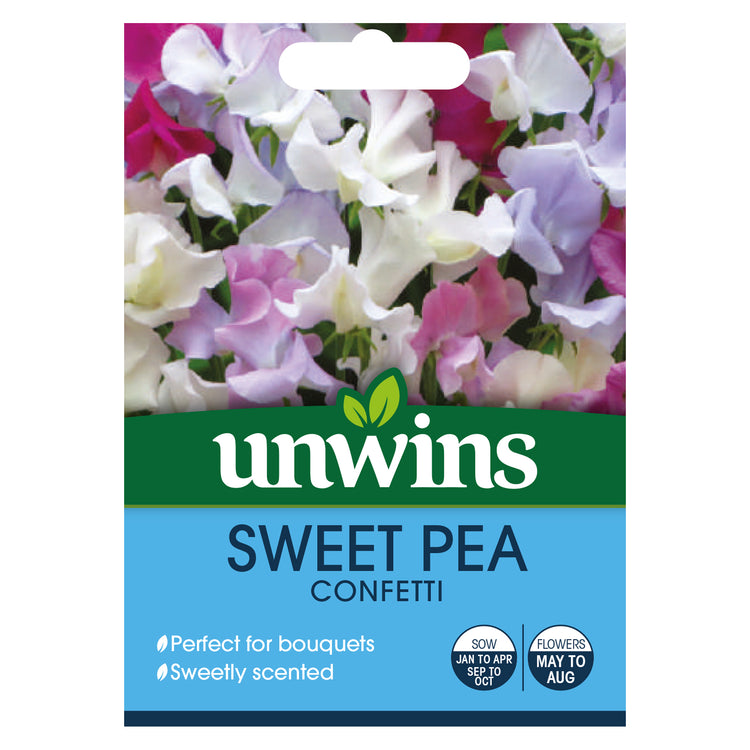Unwins Sweet Pea Confetti Seeds