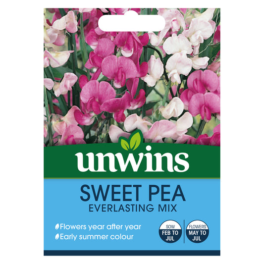 Unwins Sweet Pea Everlasting Mix Seeds front