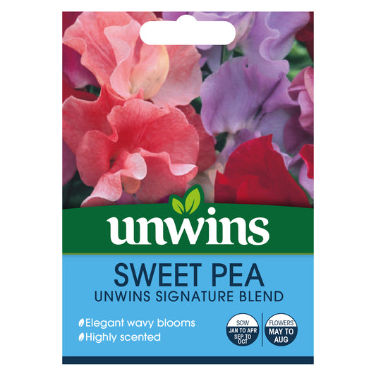Unwins Sweet Pea Unwins Signature Blend Seeds front