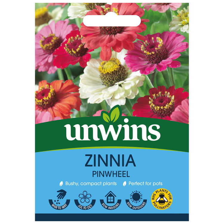 pinwheel flower seeds Unwins Zinnia Pinwheel Seeds