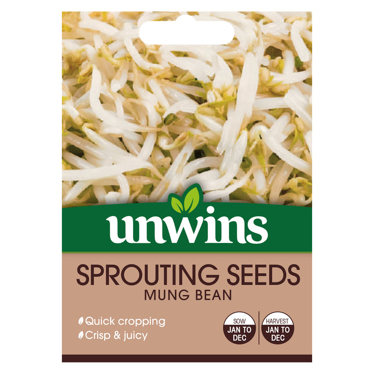 Unwins Sprouting Seeds Mung Bean Seeds
