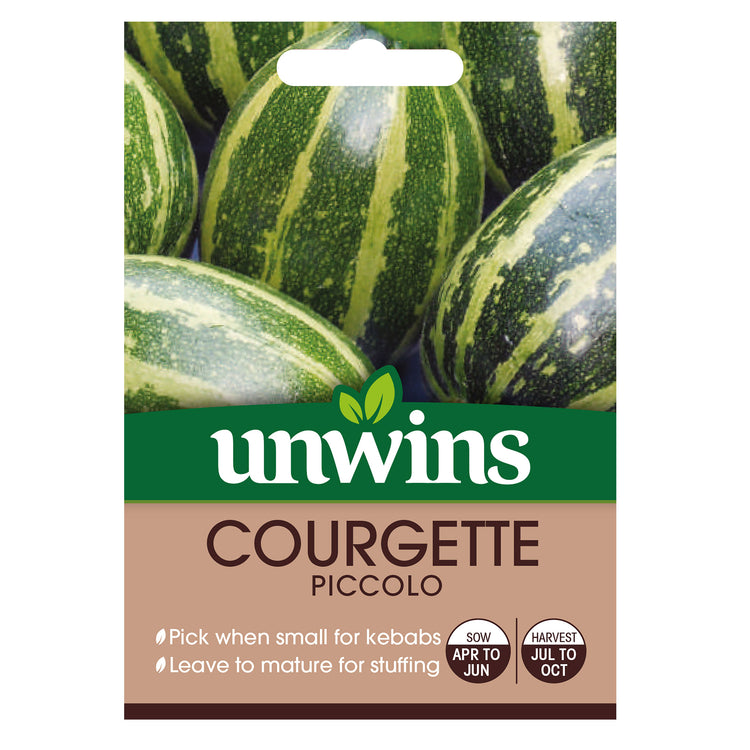 Unwins Courgette Piccolo Seeds