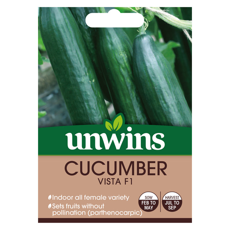 Unwins Cucumber Vista F1 Seeds