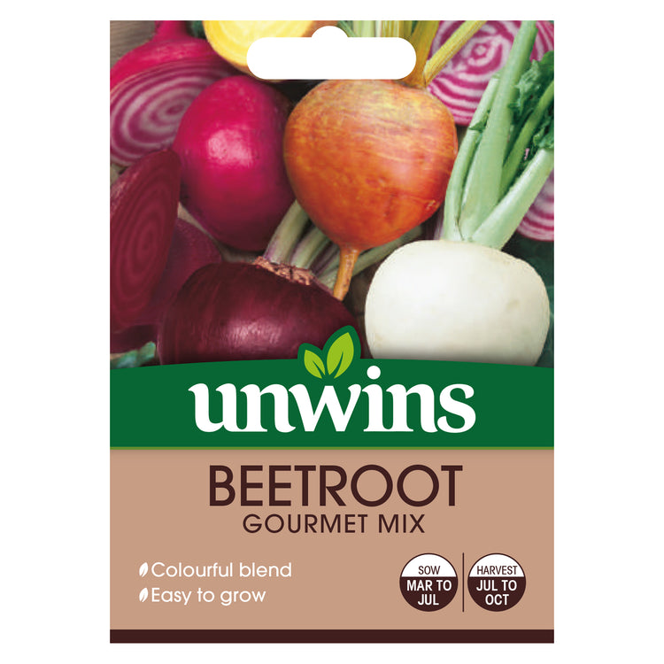 Unwins Round Beetroot Gourmet Mix Seeds