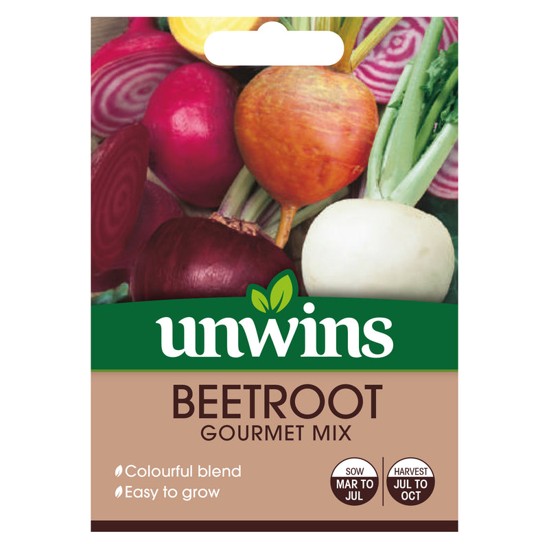 Unwins Round Beetroot Gourmet Mix Seeds
