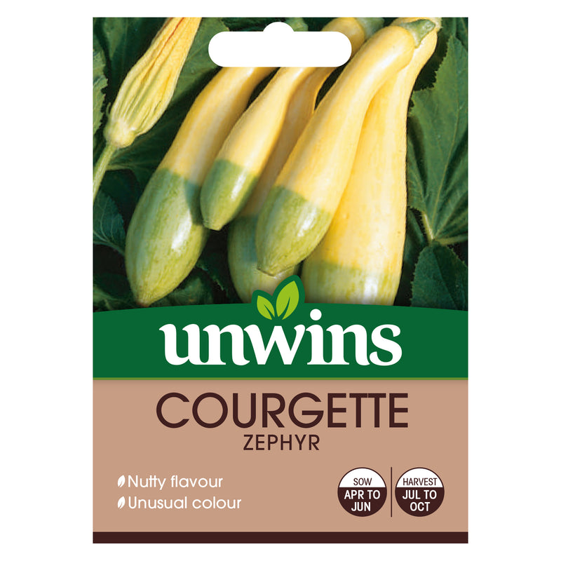 Unwins Courgette Zephyr Seeds