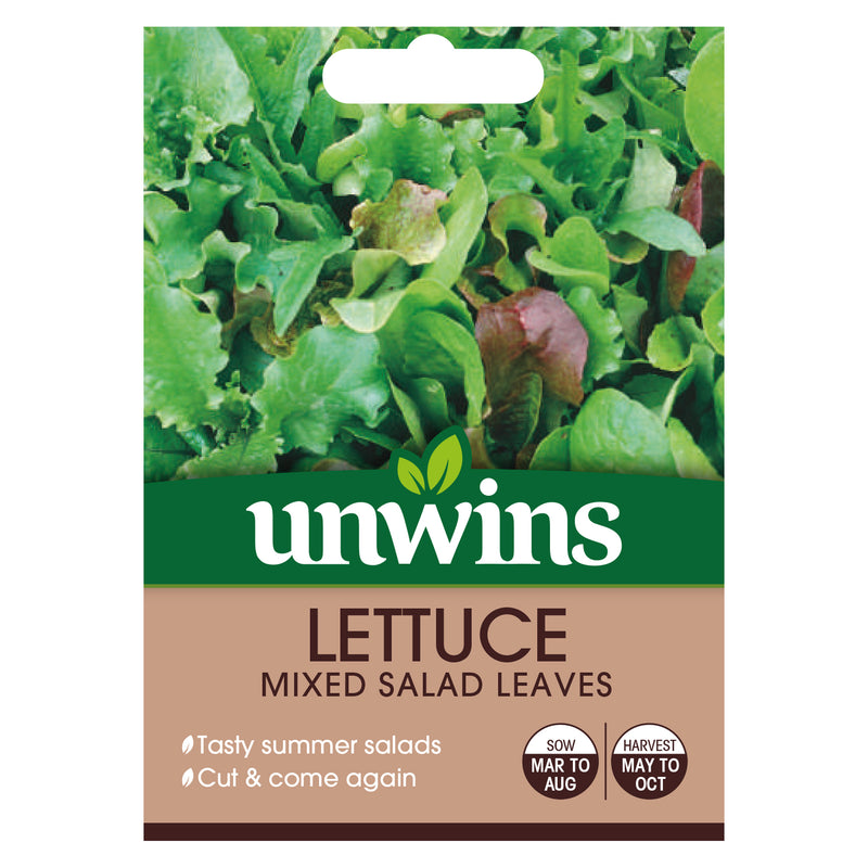 Unwins Lettuce Leaves Mixed Salad Leaves Seeds