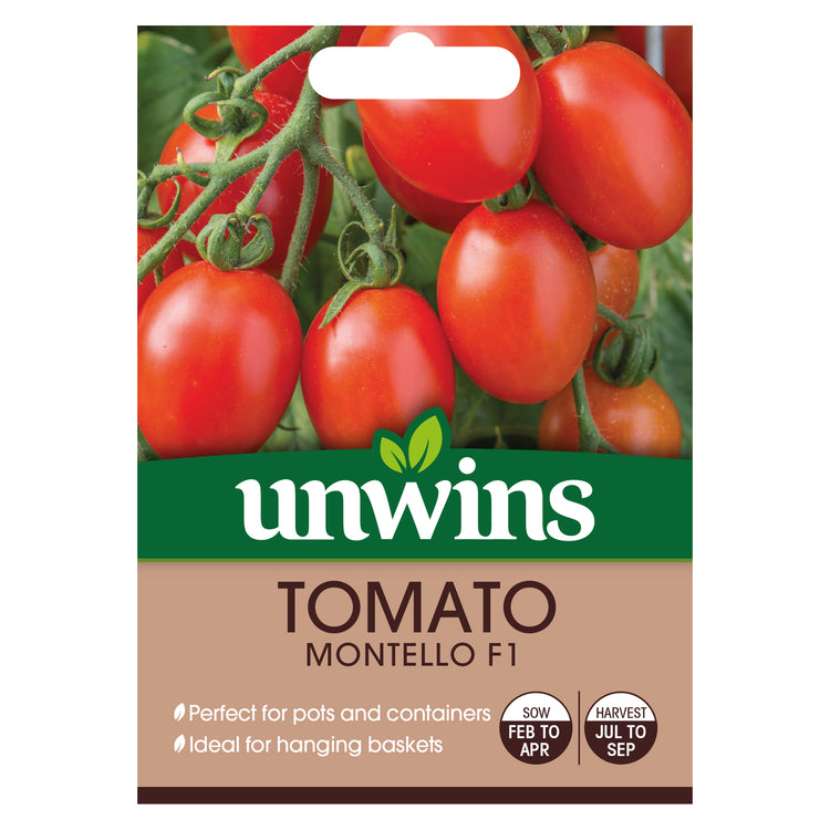 Unwins Cherry Plum Tomato Montello F1 Seeds