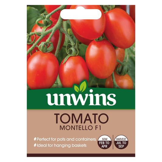 Unwins Cherry Plum Tomato Montello F1 Seeds front