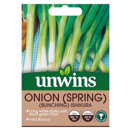 Unwins Spring Onion Bunching Ishikura Seeds