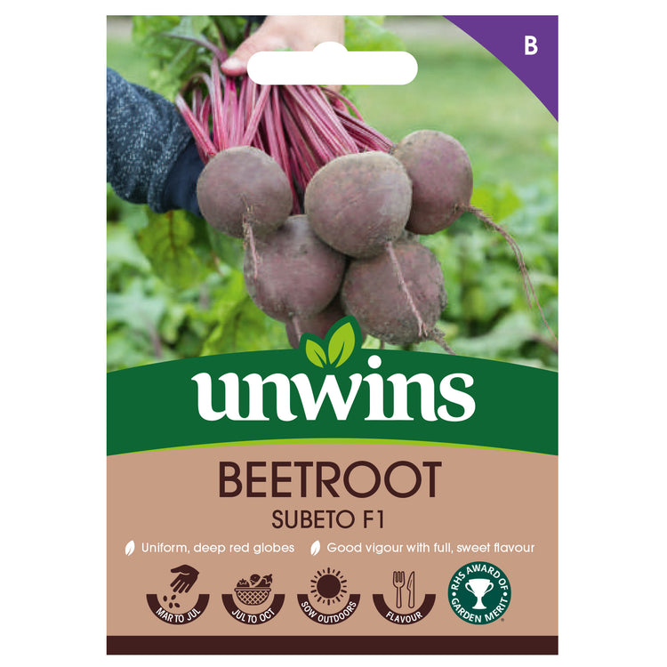 Unwins Beetroot Subeto F1 Seeds