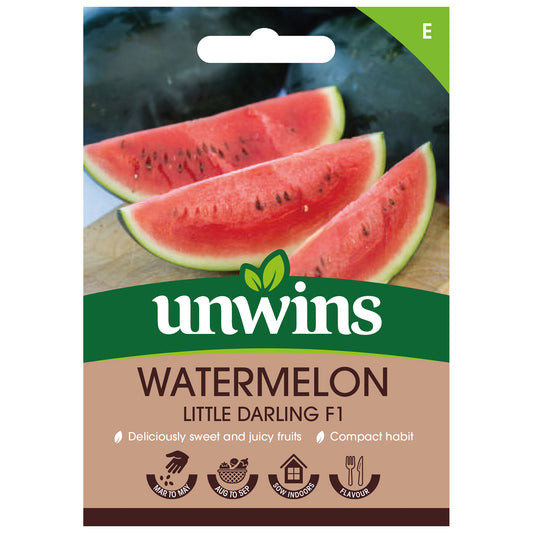 Unwins Watermelon Little Darling F1 Seeds - front