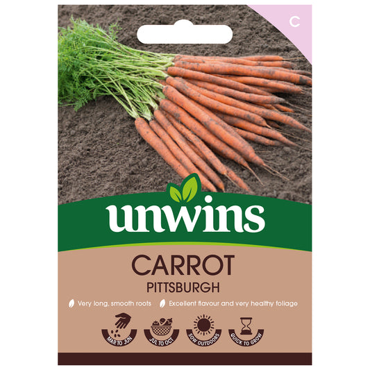 Unwins Carrot Pittsburgh Seeds - front