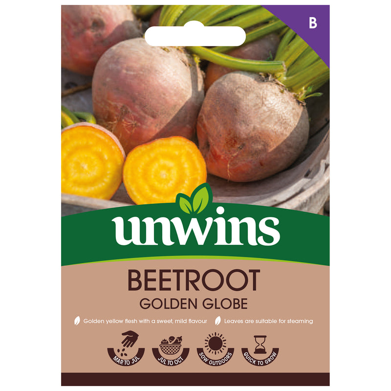 Unwins Beetroot Golden Globe Seeds