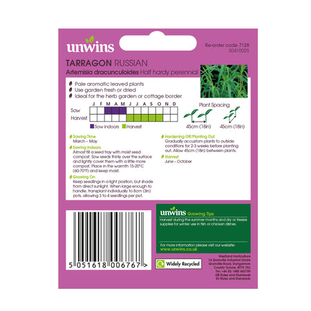 Unwins Russian Tarragon Seeds