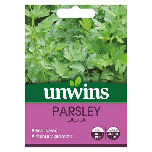 Unwins Parsley Laura Seeds - front