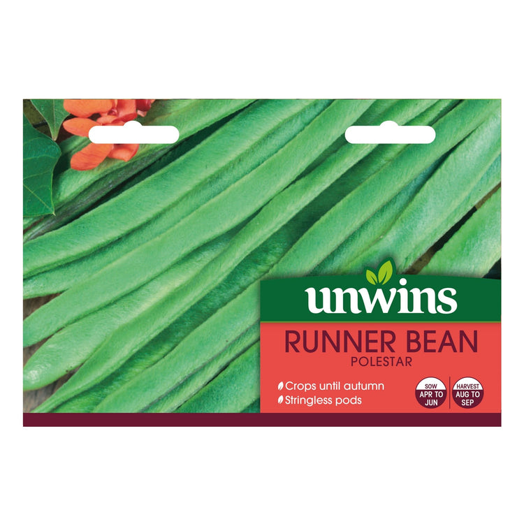 Unwins Runner Bean Polestar Seeds