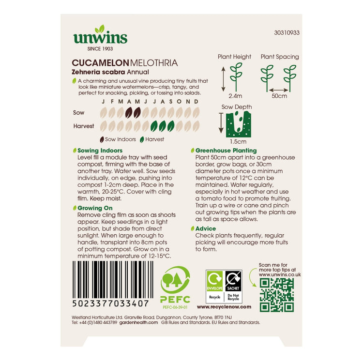 Unwins Cucamelon Seeds
