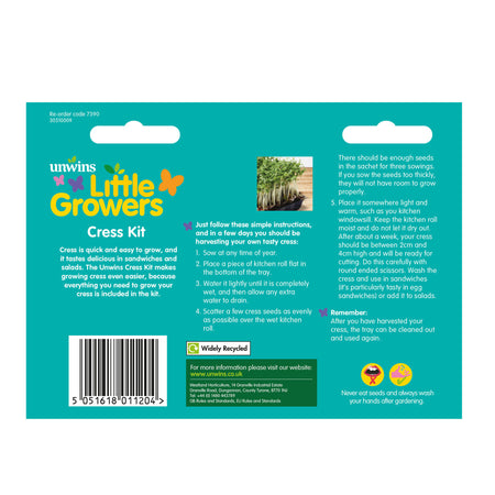 Little Growers Cress Kit Seeds