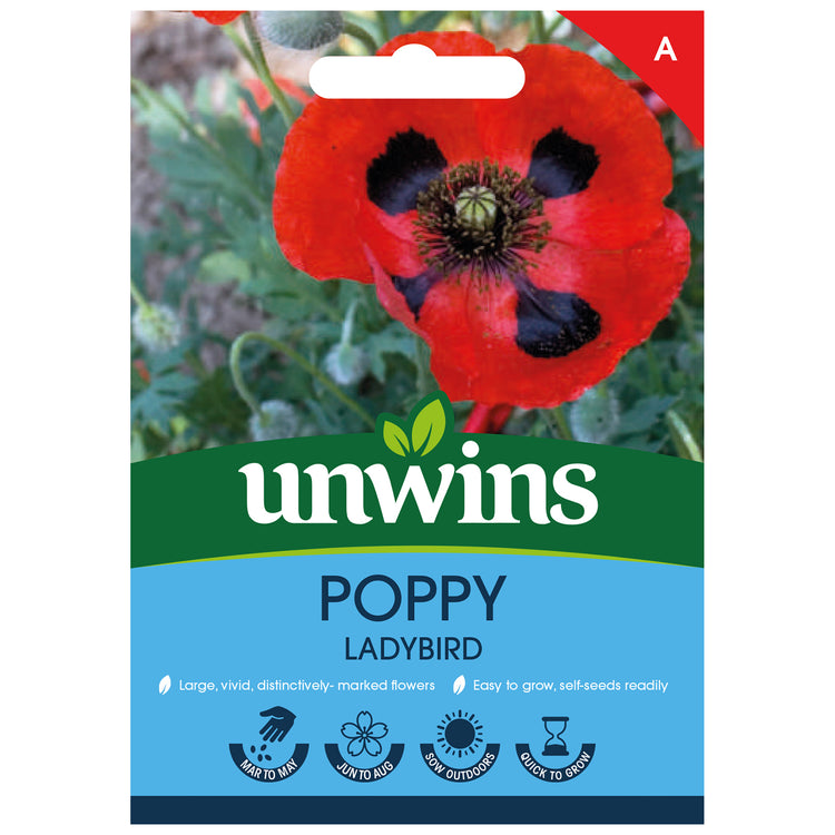 Unwins Poppy Ladybird Seeds