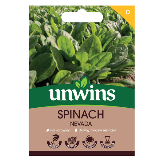 unwins spinach nevada front of pack