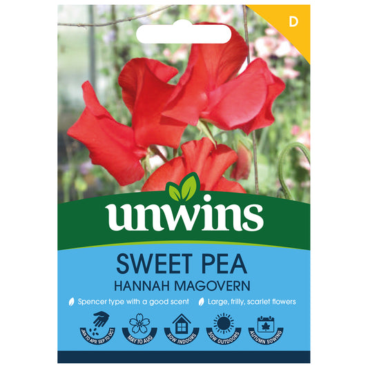 Unwins Sweet Pea Hanna Magovern front of pack
