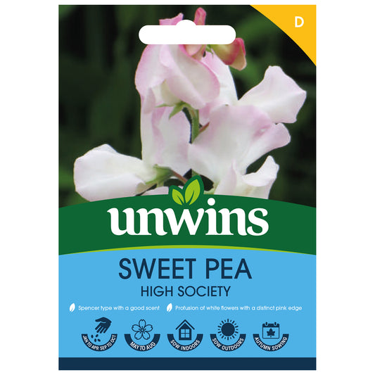 Unwins Sweet Pea High Society front of pack