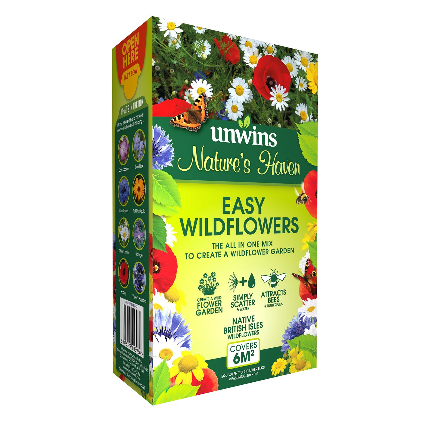 unwins nature's haven easy wildflowers all in one mix 