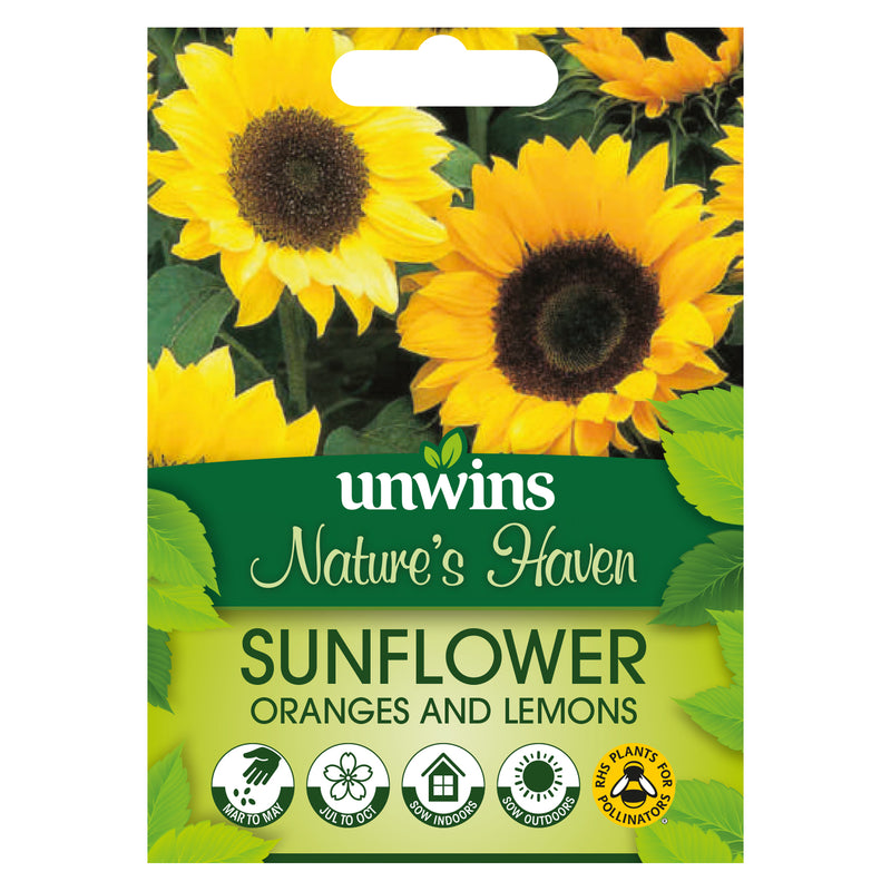 Nature's Haven Sunflower Oranges and Lemons Seeds