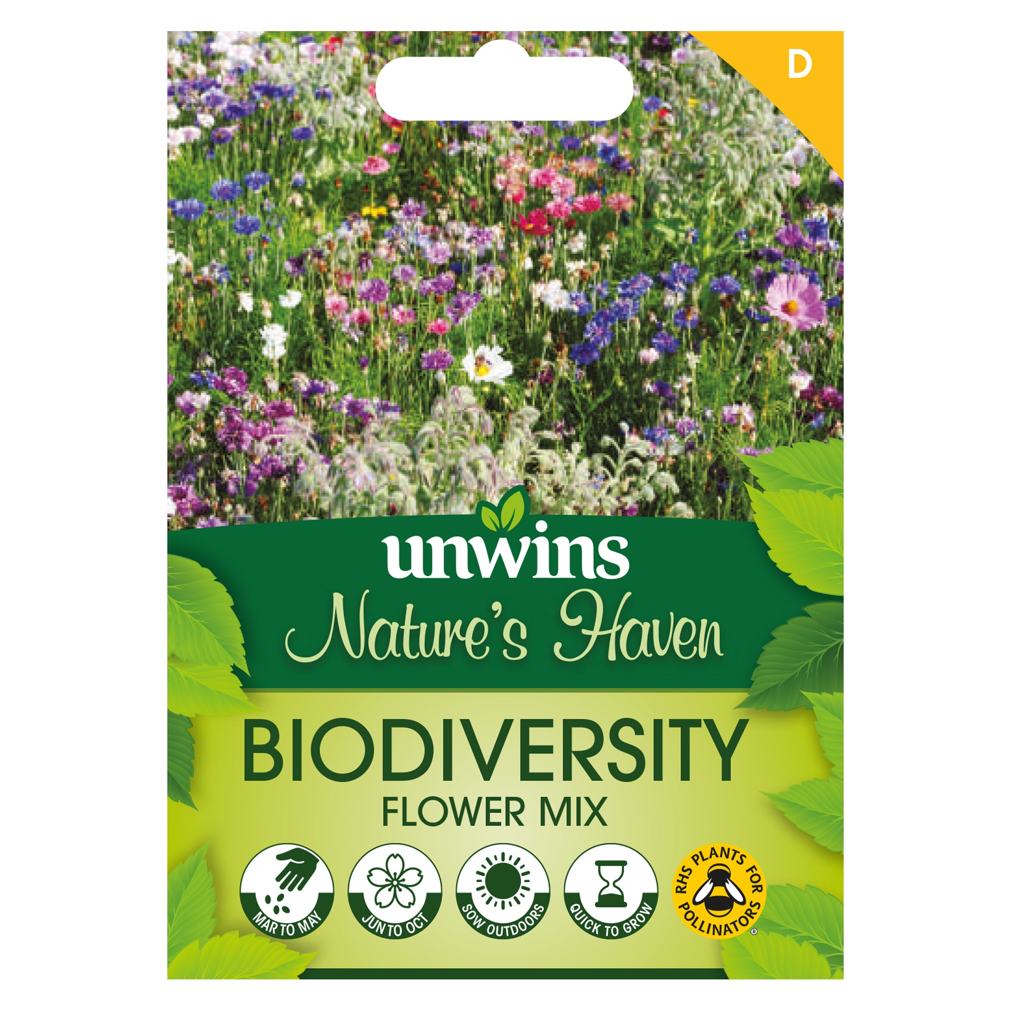 Nature's Haven Biodiversity Flower Mix Seeds