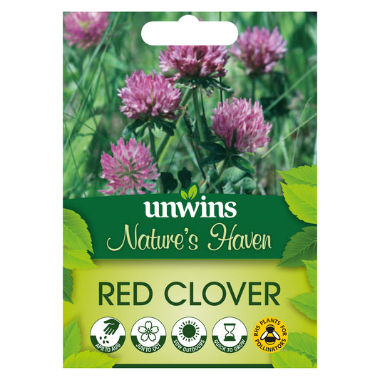 Nature's Haven Red Clover Seeds Front